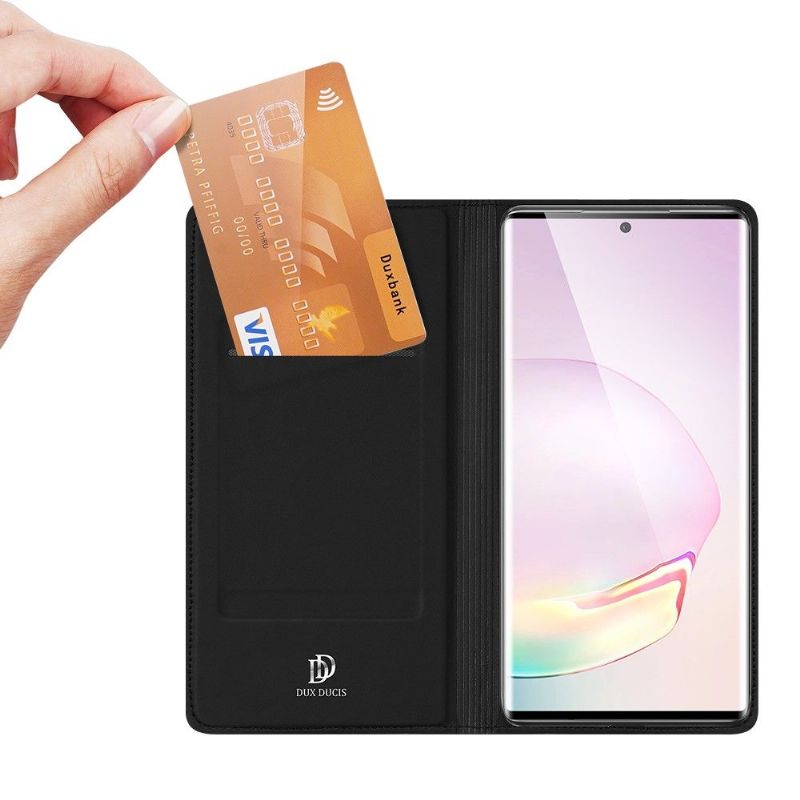 Flipové Pouzdro Na Samsung Galaxy Note 20 Saténový Povlak