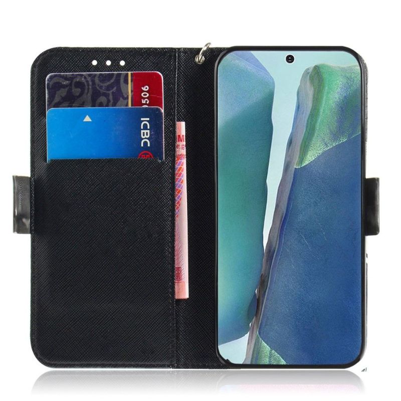 Flipové Pouzdro Na Samsung Galaxy Note 20 Zlá Panda