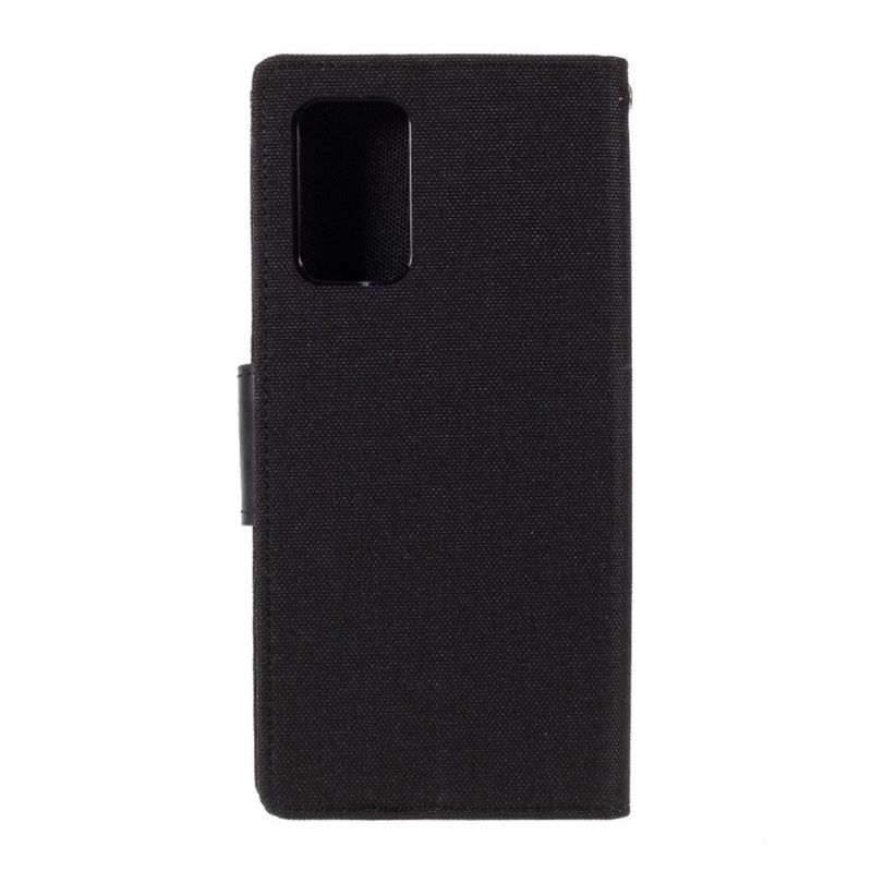 Kožené Pouzdro Folio Na Samsung Galaxy Note 20 Merkurové Plátno