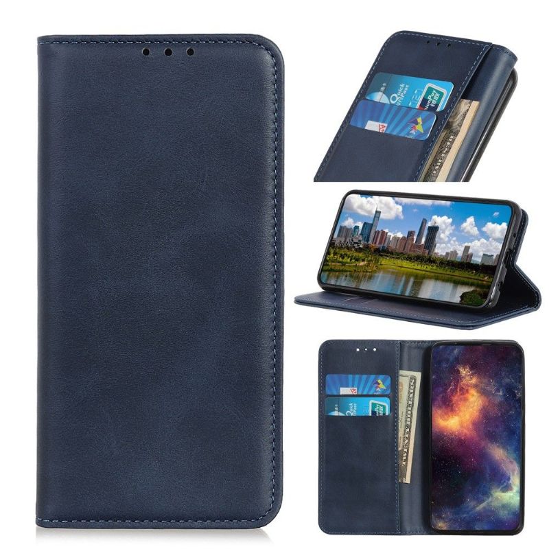 Kožené Pouzdro Na Samsung Galaxy Note 20 Efekt Zestárlé Kůže Simone