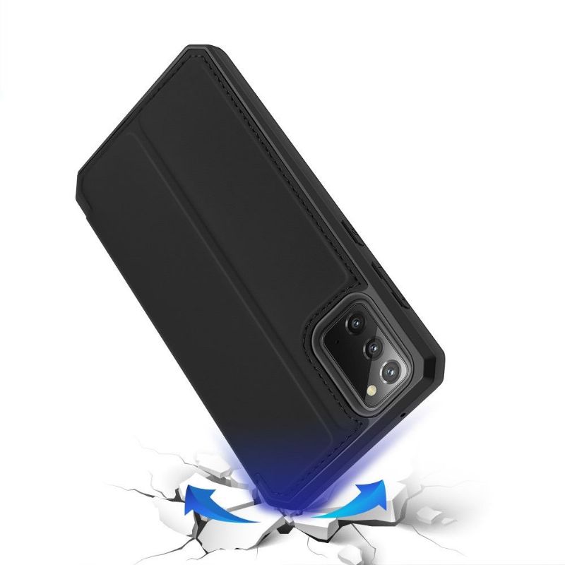 Kožené Pouzdro Na Samsung Galaxy Note 20 Magnetické Pouzdro Řady X