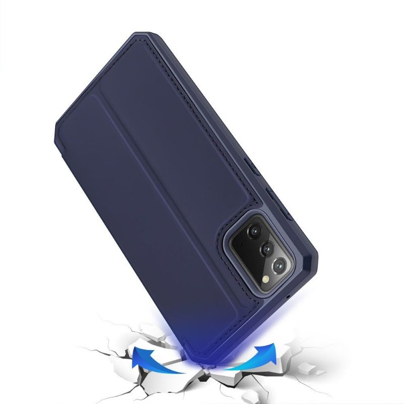 Kožené Pouzdro Na Samsung Galaxy Note 20 Magnetické Pouzdro Řady X