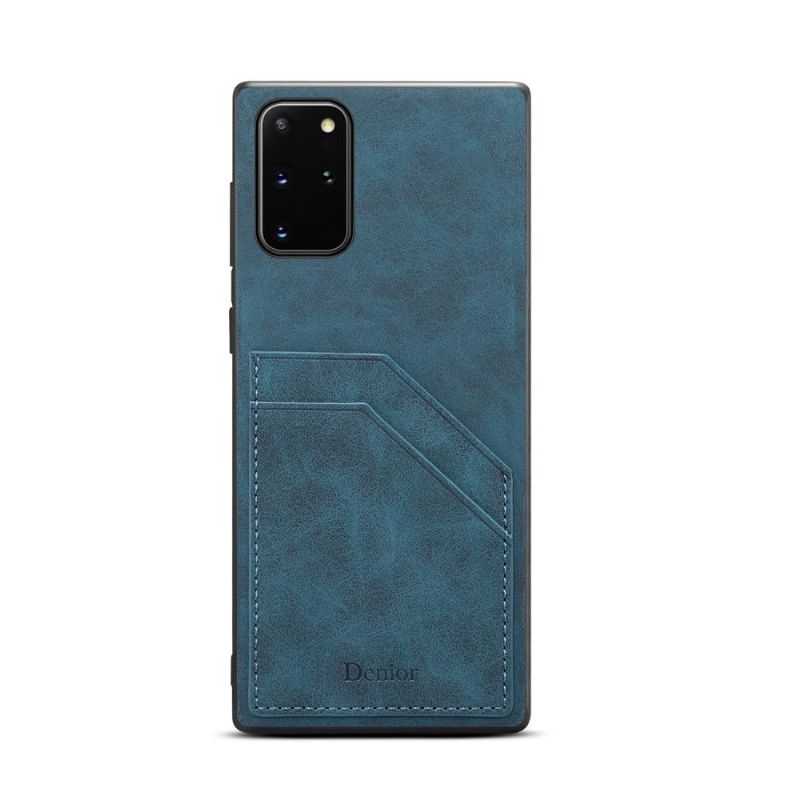 Kryt Na Samsung Galaxy Note 20 Držák Karty S Koženým Efektem Denior