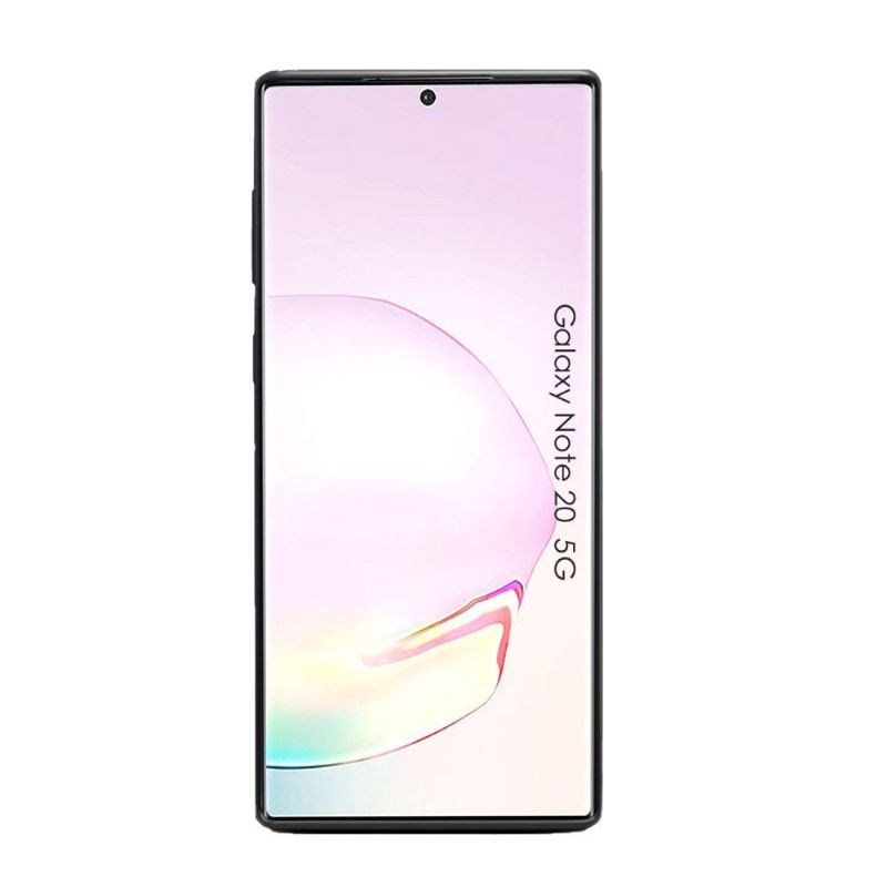 Kryt Na Samsung Galaxy Note 20 Držák Karty S Koženými Efekty Denior