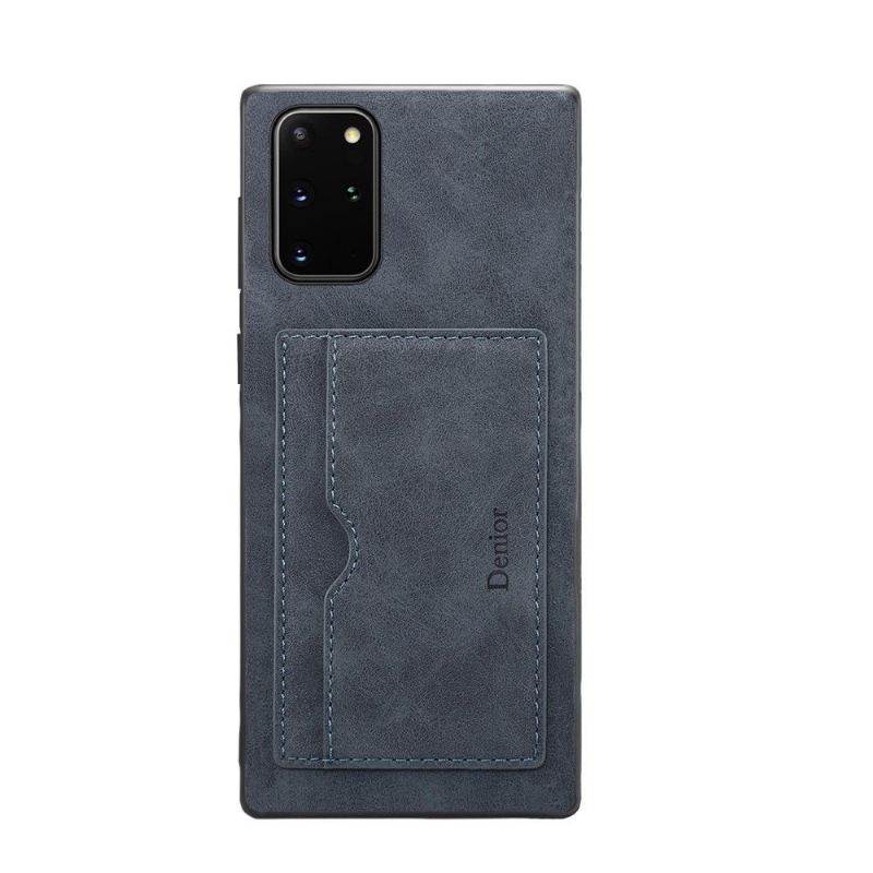 Kryt Na Samsung Galaxy Note 20 Držák Karty S Koženými Efekty Denior