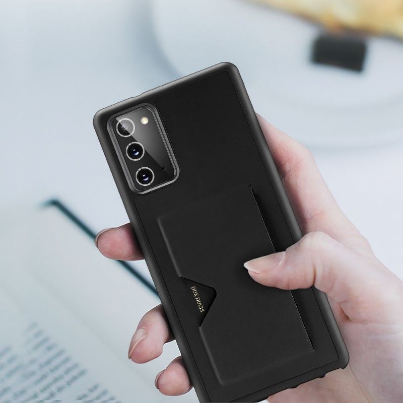 Kryt Na Samsung Galaxy Note 20 Držák Vizitek - Černý