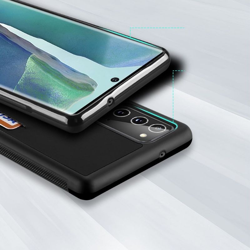 Kryt Na Samsung Galaxy Note 20 Držák Vizitek - Černý