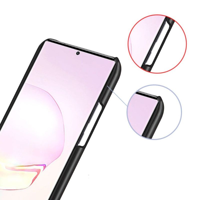 Kryt Na Samsung Galaxy Note 20 Dvoubarevný Kožený Efekt