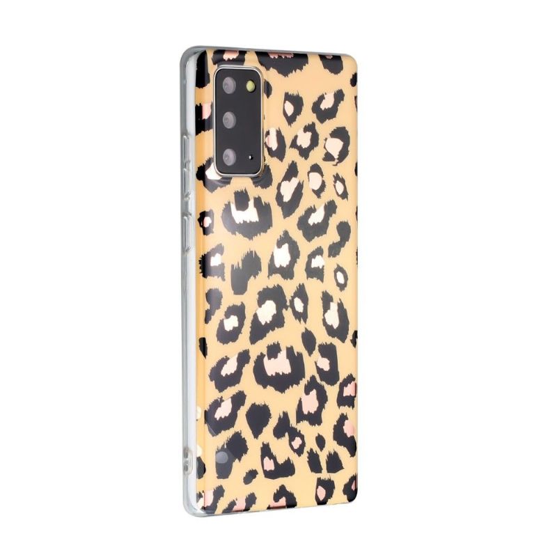 Kryt Na Samsung Galaxy Note 20 Flexibilní Leopard