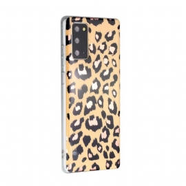 Kryt Na Samsung Galaxy Note 20 Flexibilní Leopard