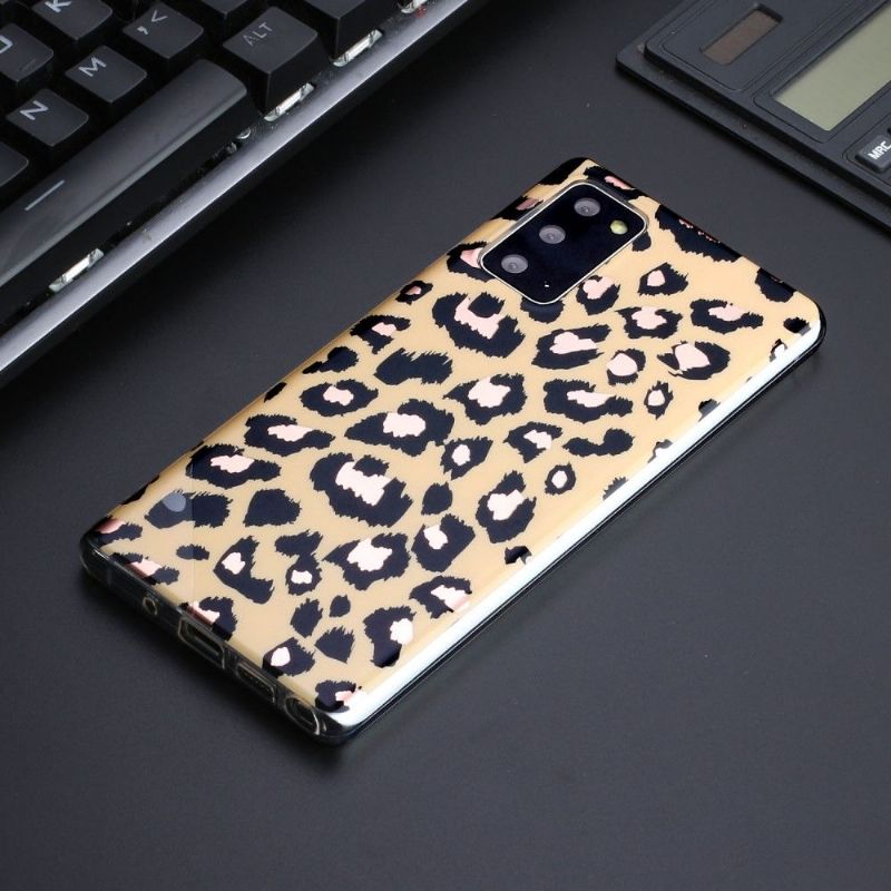 Kryt Na Samsung Galaxy Note 20 Flexibilní Leopard