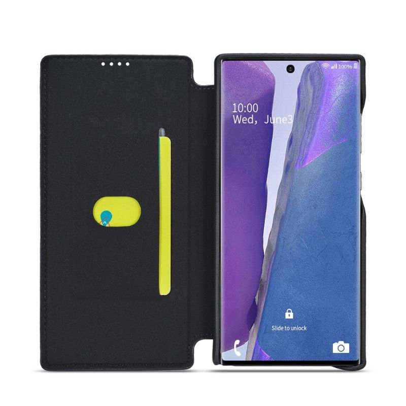 Kryt Na Samsung Galaxy Note 20 Flipové Pouzdro Umělá Kůže