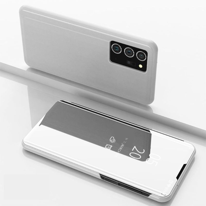 Kryt Na Samsung Galaxy Note 20 Flipové Pouzdro Zrcadlový Efekt