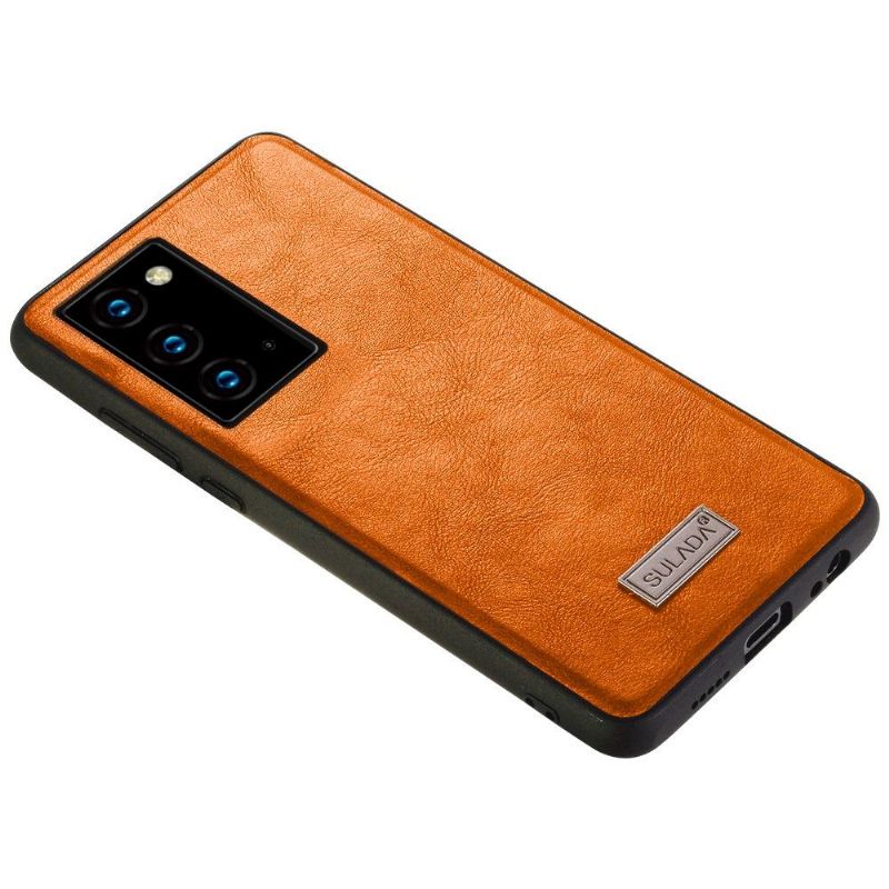 Kryt Na Samsung Galaxy Note 20 Kožený Efekt Sulada