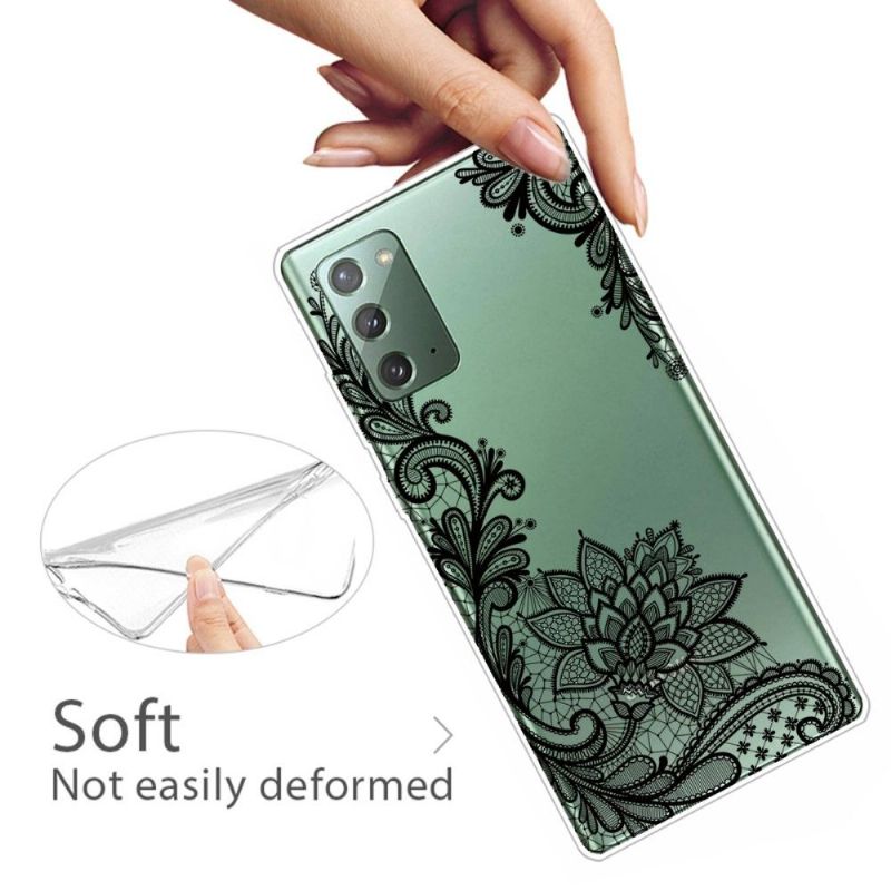 Kryt Na Samsung Galaxy Note 20 Květinová Krajka