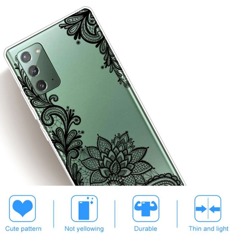 Kryt Na Samsung Galaxy Note 20 Květinová Krajka