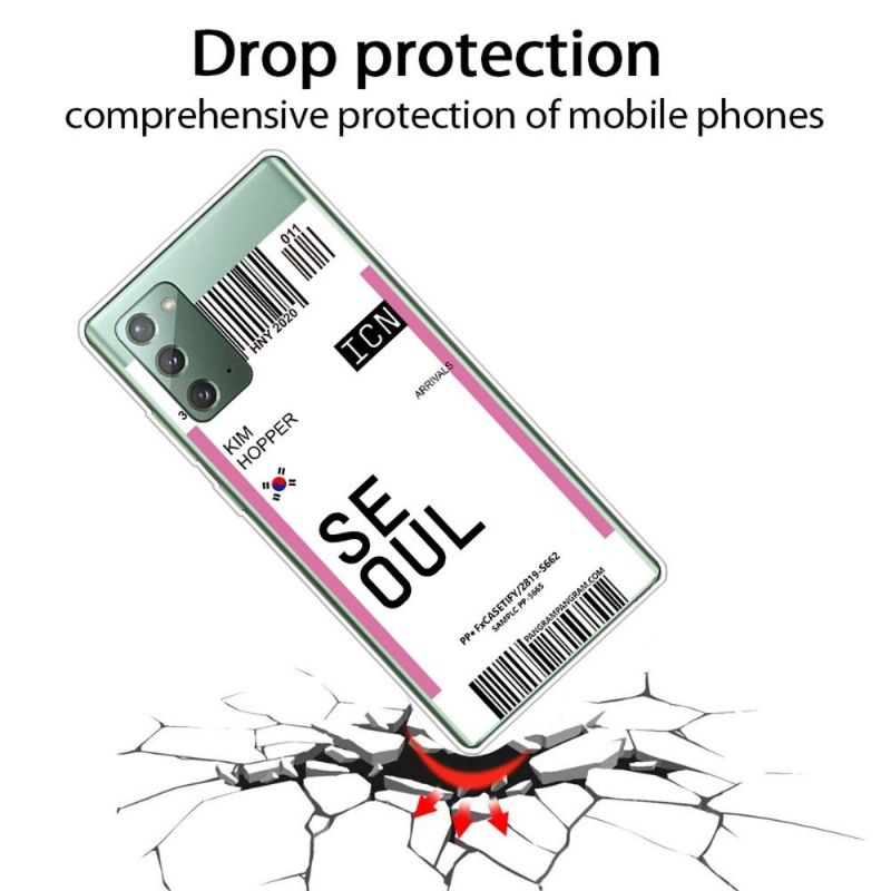 Kryt Na Samsung Galaxy Note 20 Palubní Vstupenka 03 Soul