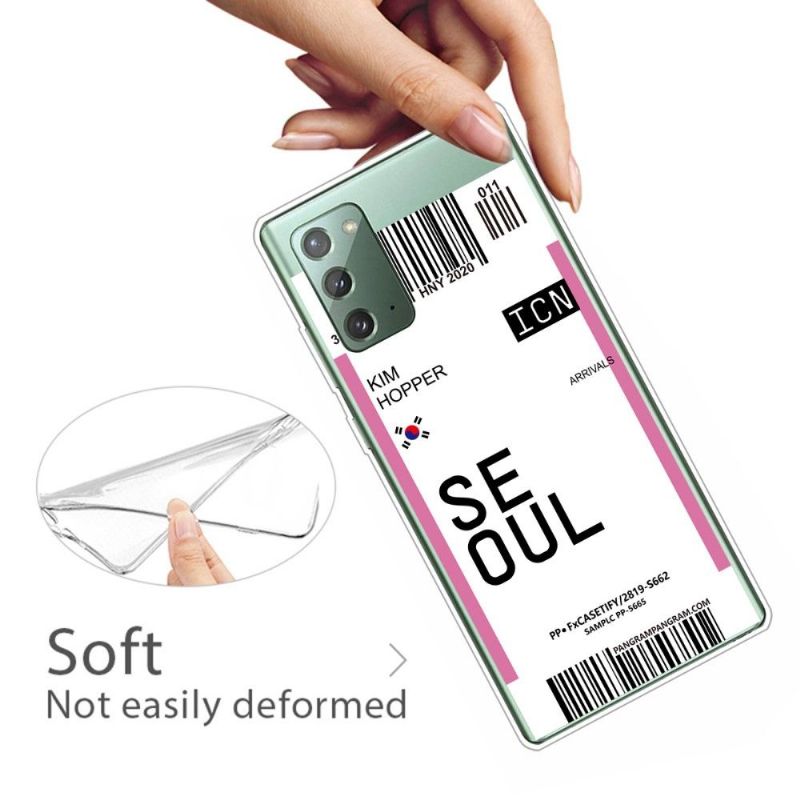 Kryt Na Samsung Galaxy Note 20 Palubní Vstupenka 03 Soul