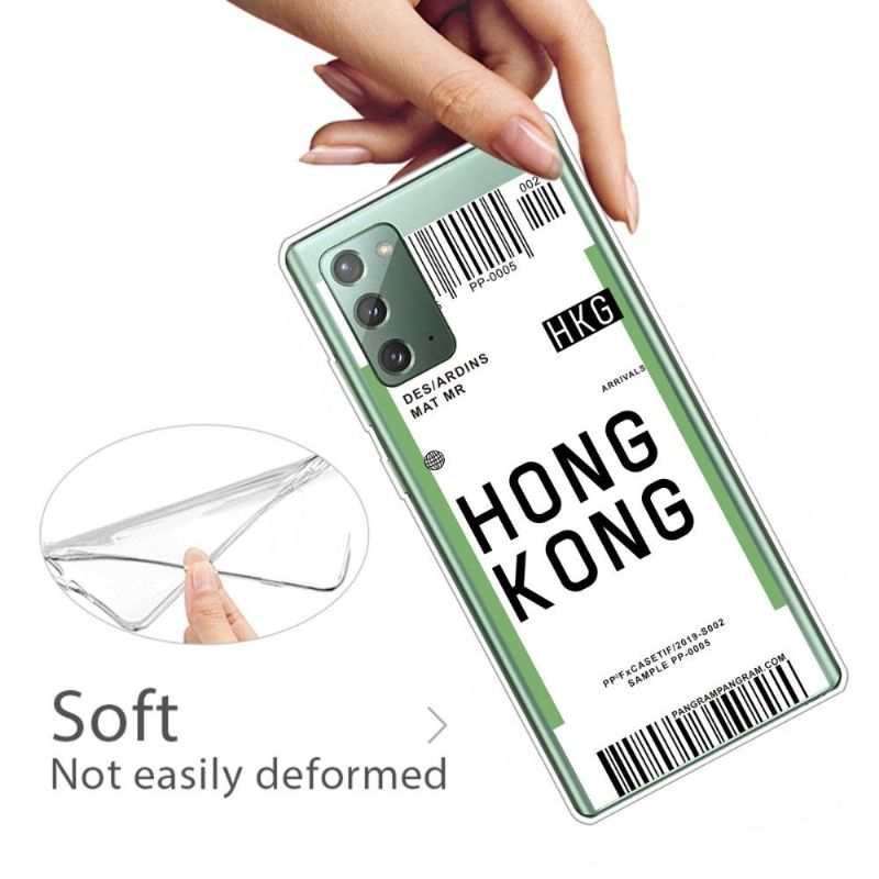 Kryt Na Samsung Galaxy Note 20 Palubní Vstupenka 07 Hong Kong