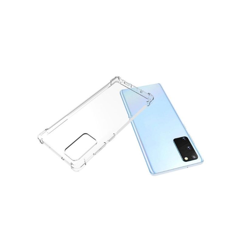 Kryt Na Samsung Galaxy Note 20 Průhledné Zesílené Rohy
