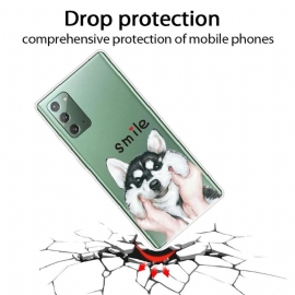 Kryt Na Samsung Galaxy Note 20 Úsměvný Pes
