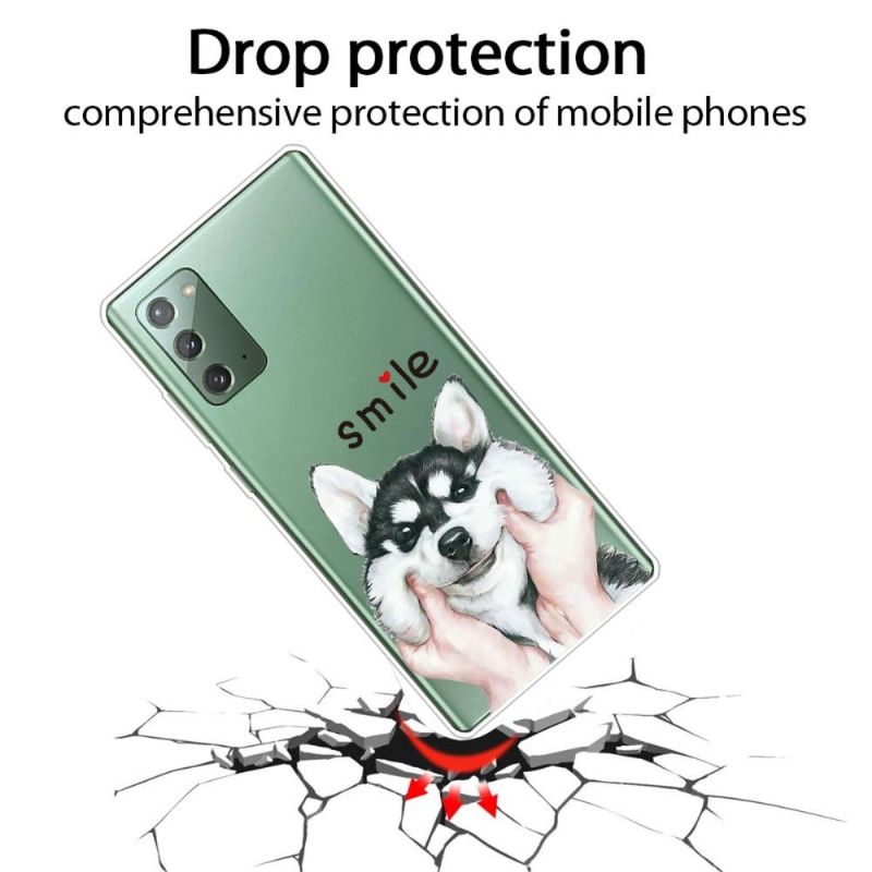 Kryt Na Samsung Galaxy Note 20 Úsměvný Pes