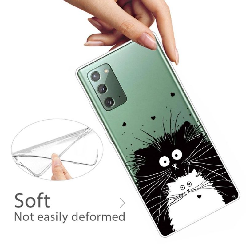 Kryt Na Samsung Galaxy Note 20 Černobílé Kočky