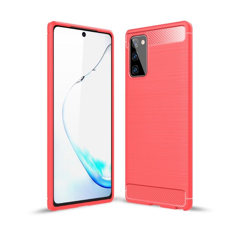 Kryty Na Mobil Na Samsung Galaxy Note 20 Flexibilní Kartáčovaný Efekt Janice