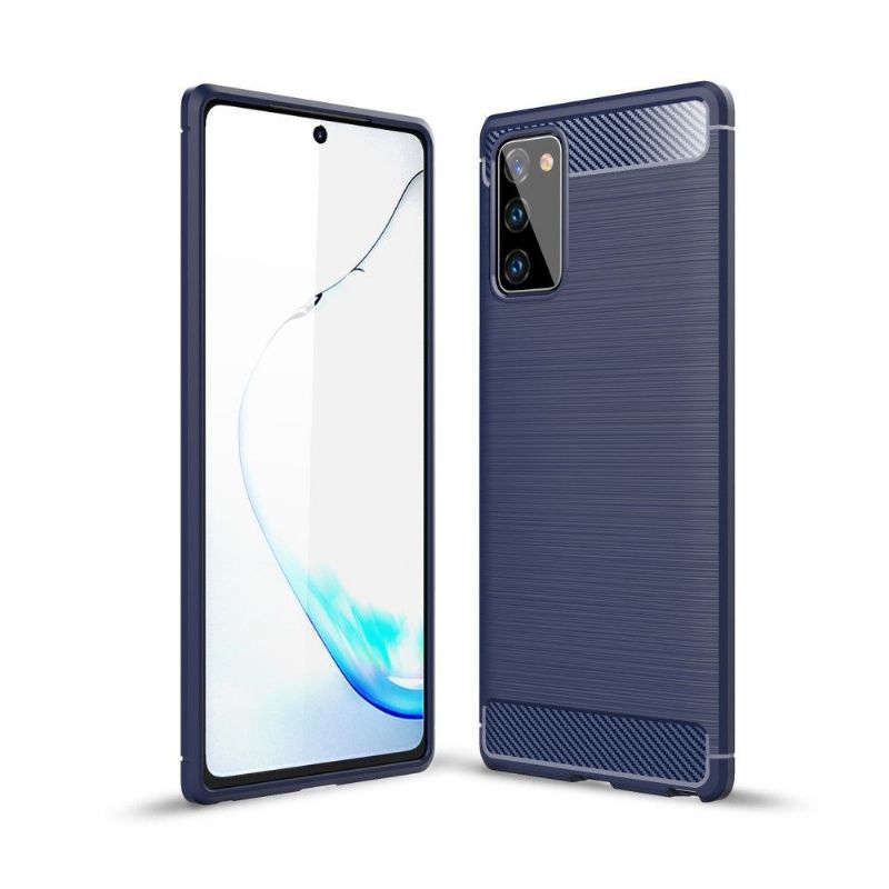 Kryty Na Mobil Na Samsung Galaxy Note 20 Flexibilní Kartáčovaný Efekt Janice