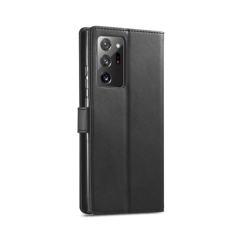 Pouzdra Na Samsung Galaxy Note 20 Držák Na Karty Tommy Leather Look - Černý