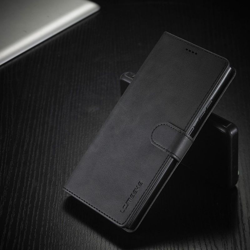 Pouzdra Na Samsung Galaxy Note 20 Držák Na Karty Tommy Leather Look - Černý