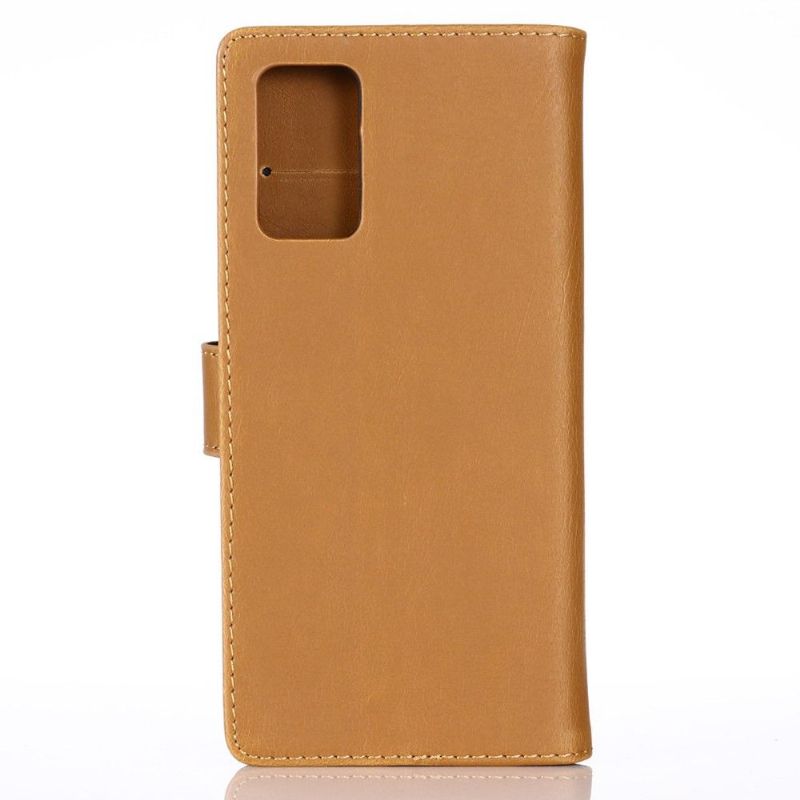 Pouzdra Na Samsung Galaxy Note 20 Flipové Pouzdro Retro Kožený Efekt