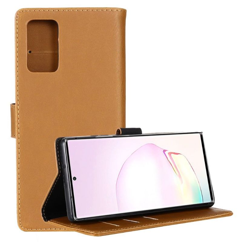 Pouzdra Na Samsung Galaxy Note 20 Flipové Pouzdro Retro Kožený Efekt