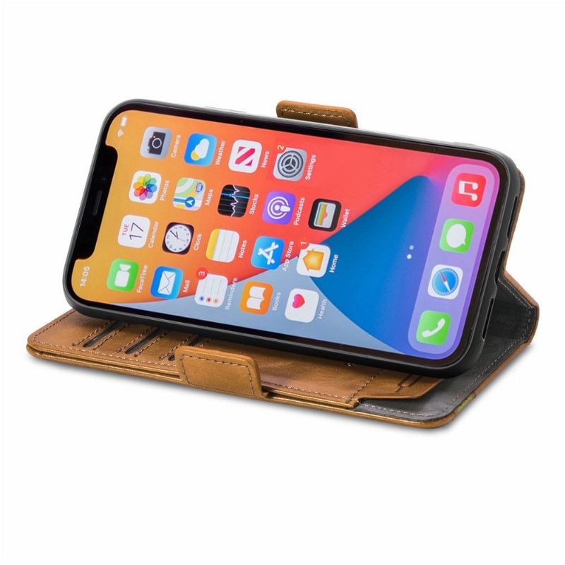 Flipové Pouzdro Na iPhone X / XS Kožené Pouzdro Flip Business