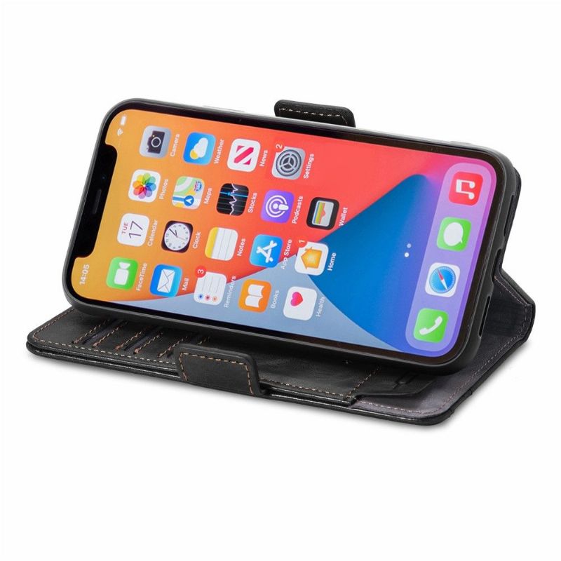 Flipové Pouzdro Na iPhone X / XS Kožené Pouzdro Flip Business