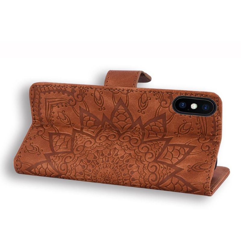 Flipové Pouzdro Na iPhone X / XS Leïla Fleur Oriental