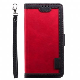 Flipové Pouzdro Na iPhone X / XS Peněženkové Pouzdro Vintage Pocket