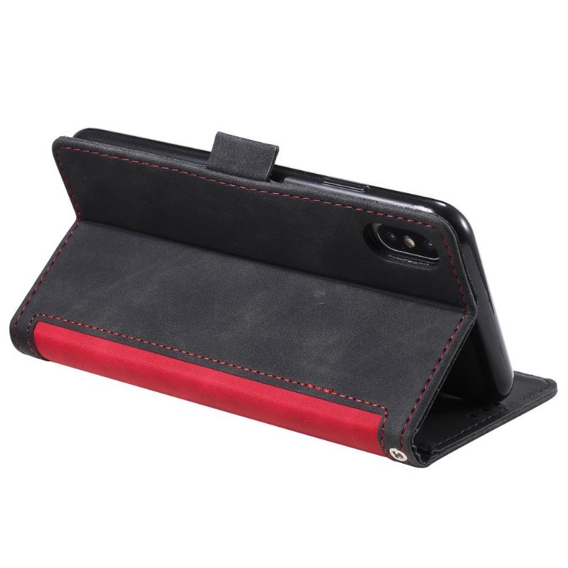 Flipové Pouzdro Na iPhone X / XS Peněženkové Pouzdro Vintage Pocket