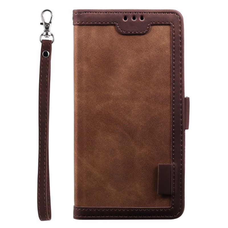 Flipové Pouzdro Na iPhone X / XS Peněženkové Pouzdro Vintage Pocket