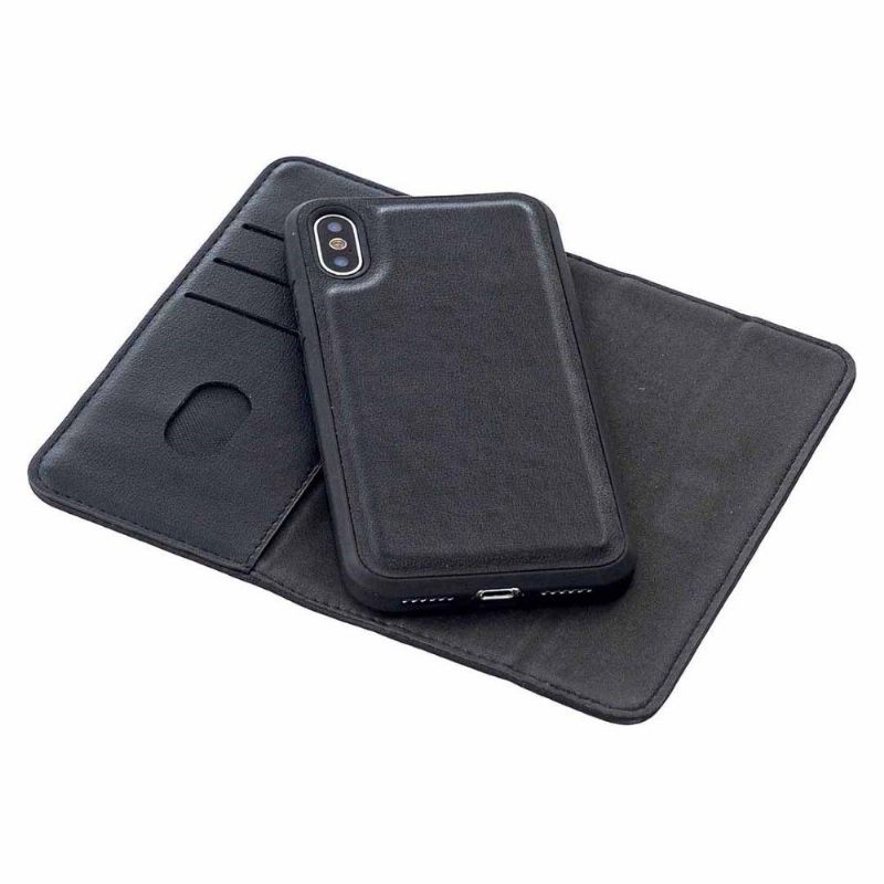Kryt Flipové Pouzdro Na iPhone X / XS 2v1 Černá