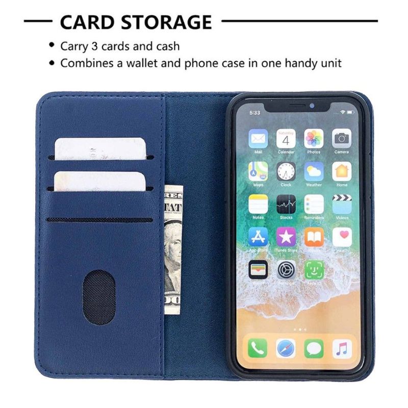 Kryt Flipové Pouzdro Na iPhone X / XS 2v1 Černá