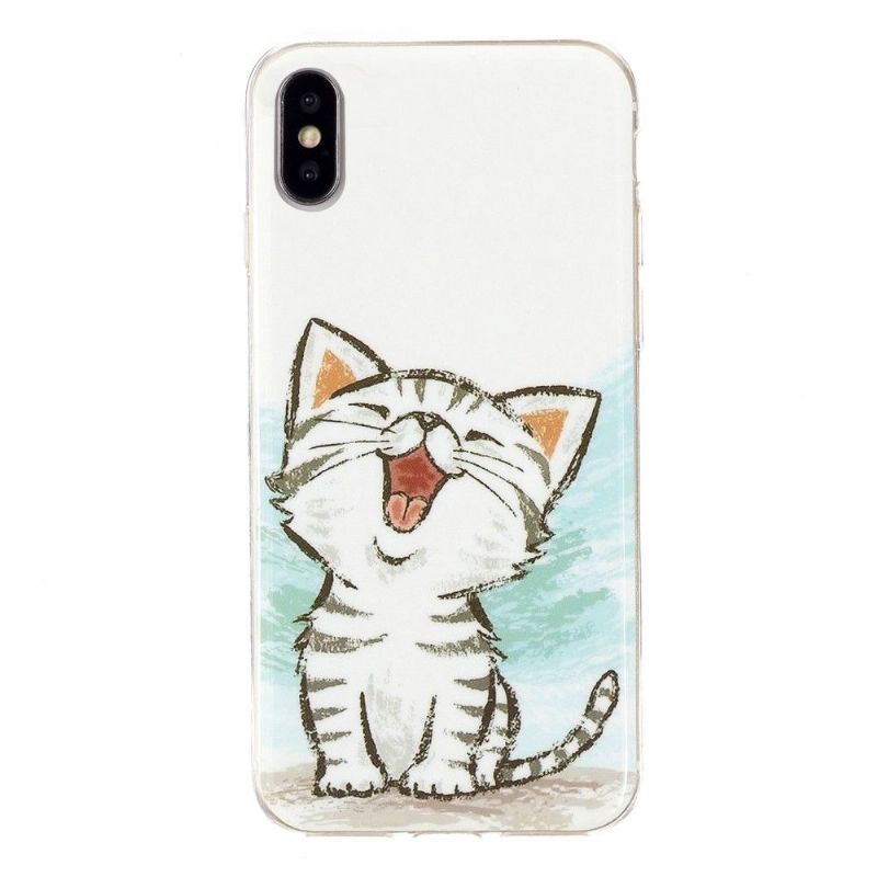 Kryt Na iPhone X / XS Fluorescenční Obsah Chatu