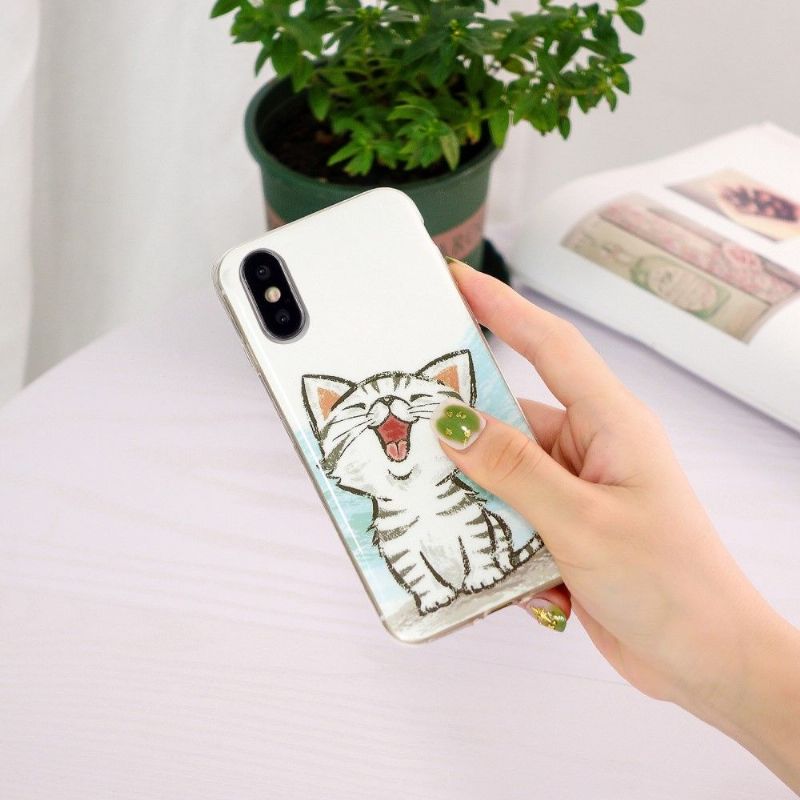 Kryt Na iPhone X / XS Fluorescenční Obsah Chatu