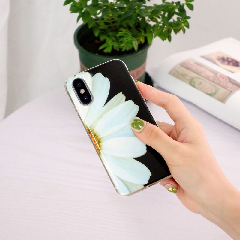 Kryt Na iPhone X / XS Fluorescenční Sedmikráska
