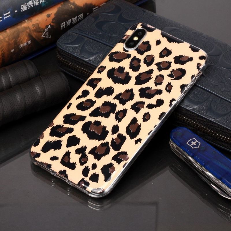 Kryty Na Mobil Na iPhone X / XS Leopardí Vzor