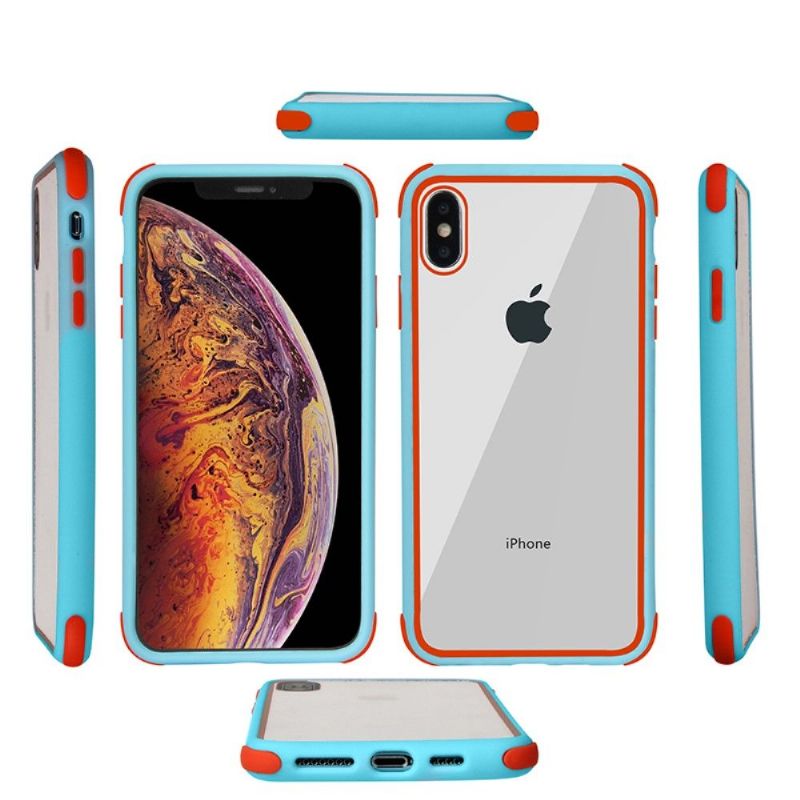 Kryty Na Mobil Na iPhone X / XS Průhledný Obrys Barevný