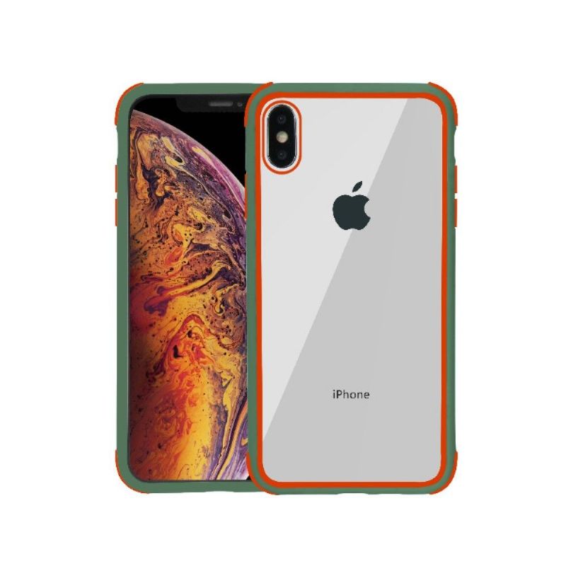 Kryty Na Mobil Na iPhone X / XS Průhledný Obrys Barevný