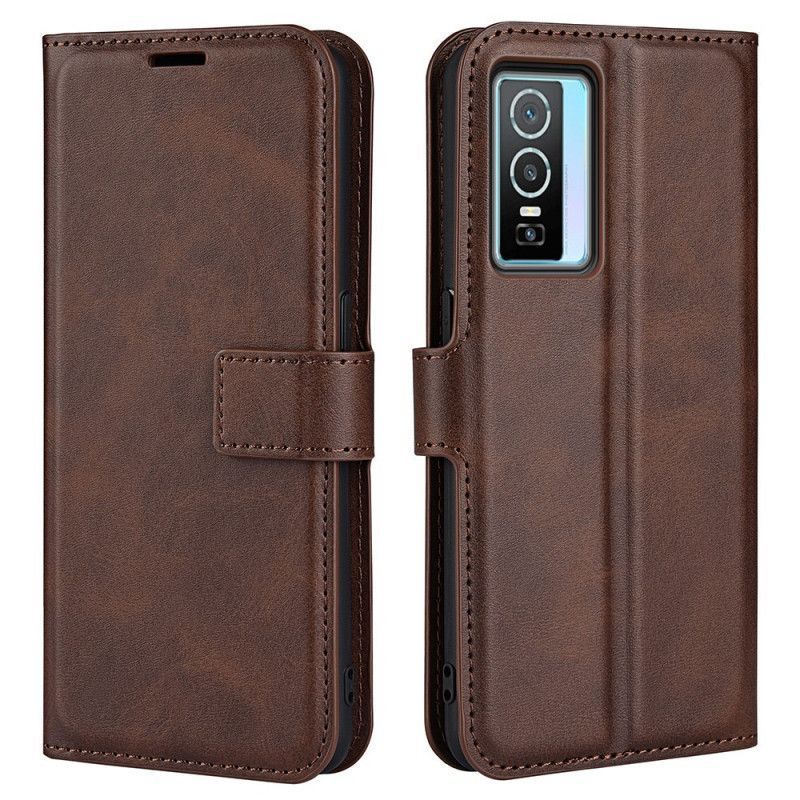 Kožené Pouzdro Na Vivo Y76 5G Slim Extreme Leather Effect
