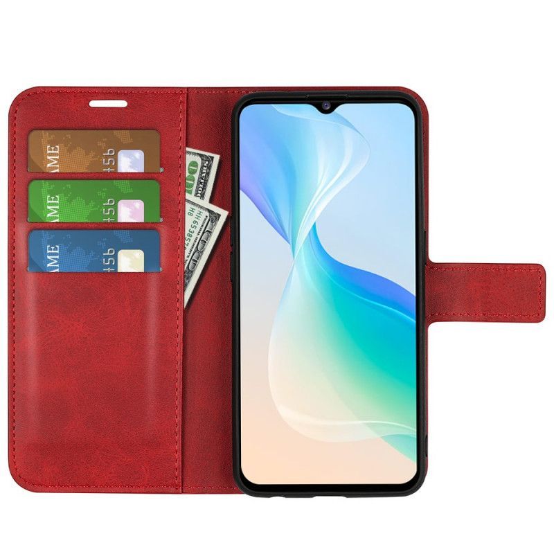 Kožené Pouzdro Na Vivo Y76 5G Slim Extreme Leather Effect