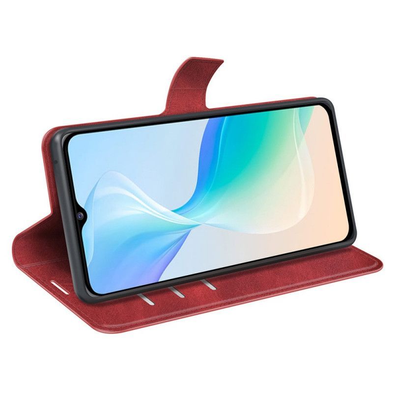 Kožené Pouzdro Na Vivo Y76 5G Slim Extreme Leather Effect